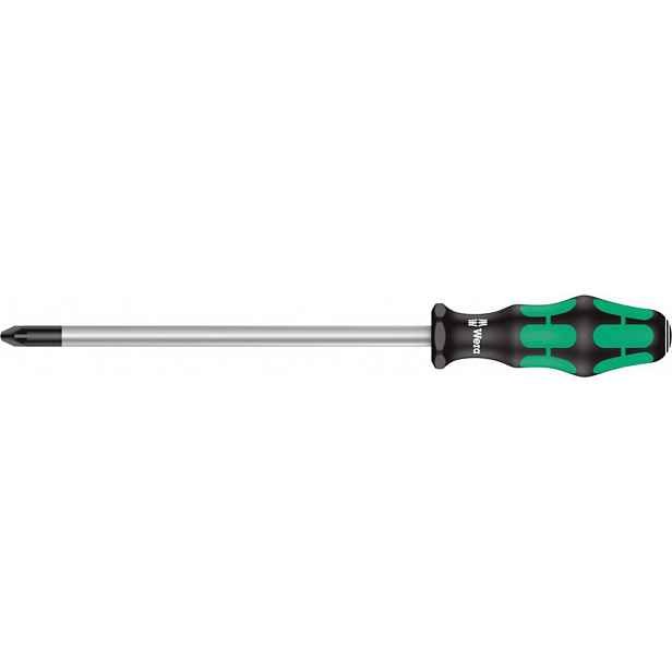 Šroubovák 355, křížový šroubovák PZ4 s dlouhým trnem 200 mm Lasertip Wera