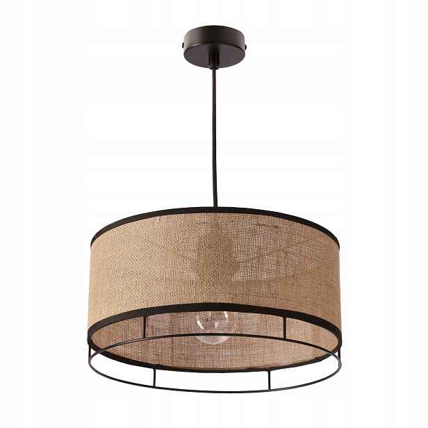 Závěsné stropní svítidlo Candellux Ardi Loftové svítidlo, žluté stínidlo E27 40W
