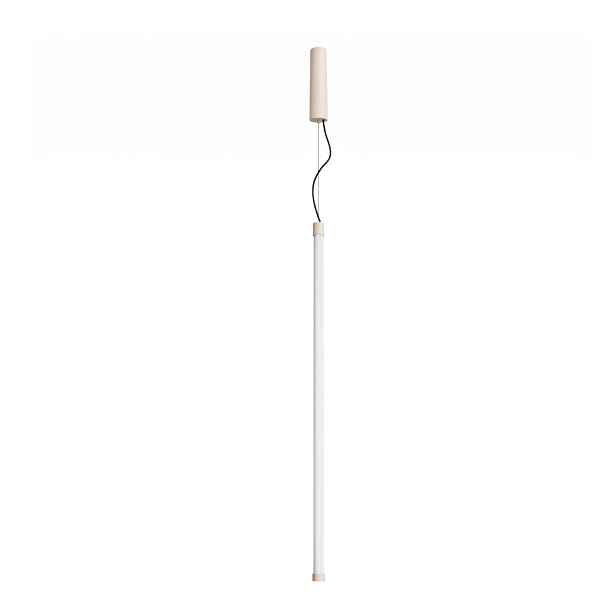 Béžové kovové LED závěsné svítidlo ø 6 cm TRANG – Thoro