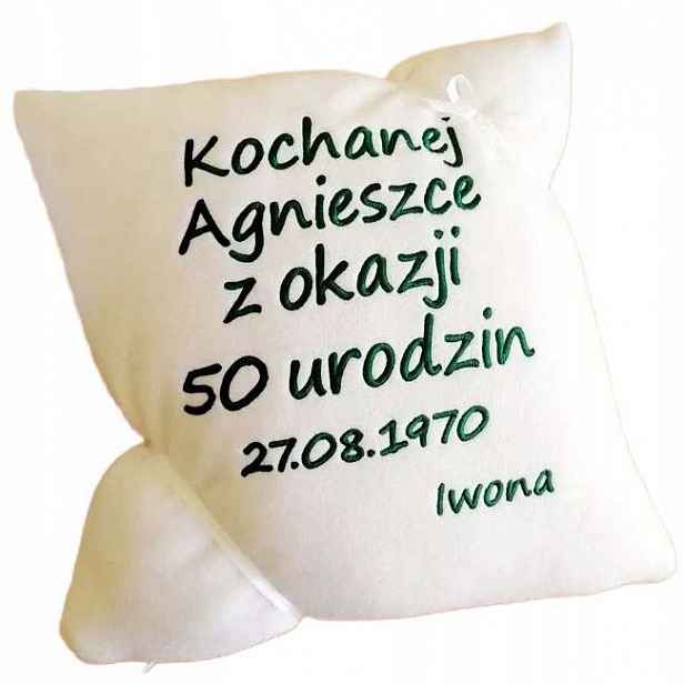Dárek k 50. narozeninám pro muže, ženy a Polštář s nápisem
