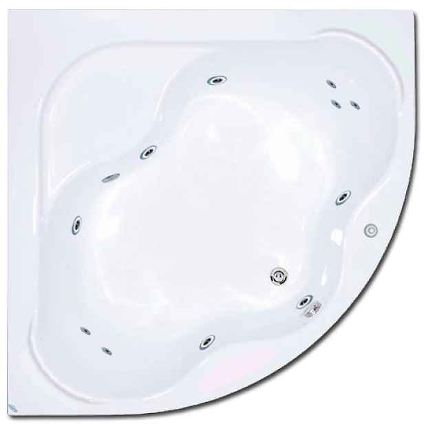 Excel Tesárek Sáva Hydro Pneu 150 x 150 hydromasážní vana