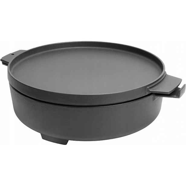 Holandský Litinový Kotlík 2v1 Lovecký hrnec na oheň Grill