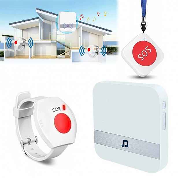 Alarm Pro Seniory Starší Nemocné, Tlačítko Pro Přivolání Pomoci, Náramek