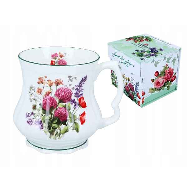 Carmani Porcelánový hrnek babičky Jetel