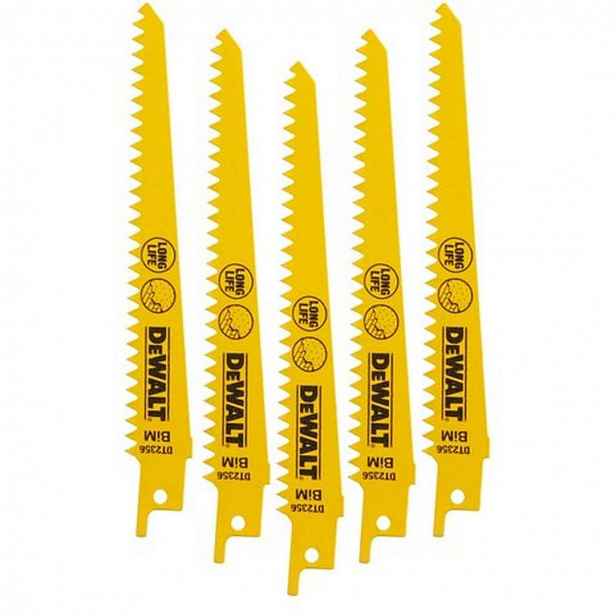 DeWALT - Sada pilových plátků na omítku, délka 15 cm, 5 ks DT2356