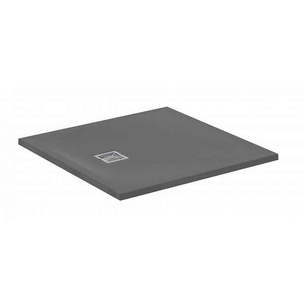 Ideal Standard Ultra Flat S + - Sprchová vanička 90x90 cm, Anti-Slip, šedá T5597FS