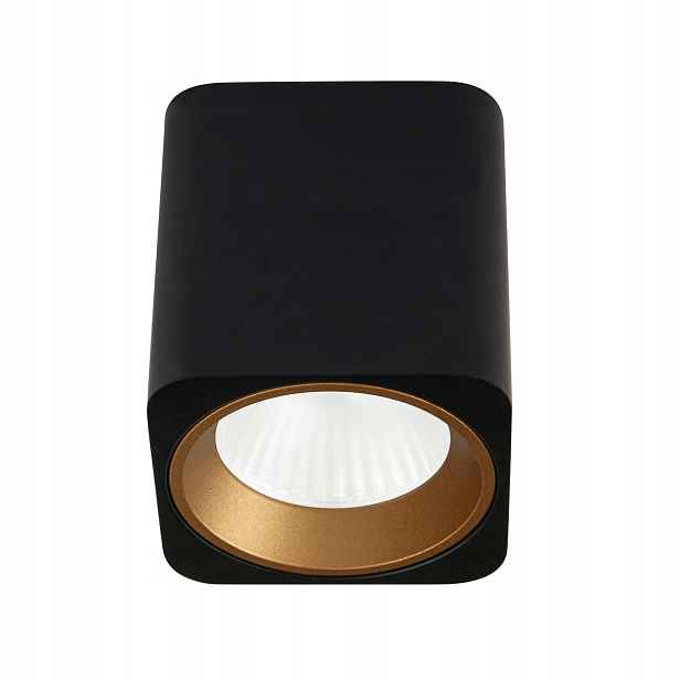 Stropní spot Maxlight Led 7W Tub čtvercový černý moderní