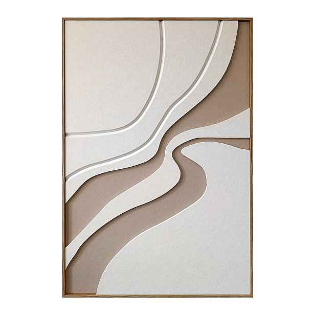 Tištěný obraz s rámem/akustický 62x92 cm Static – Styler