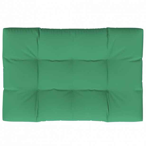 vidaXL Poduška na palety zelená 120 x 80 x 12 cm textil