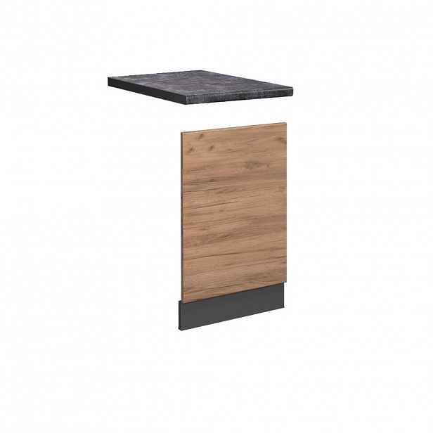 Vicco PŘEDNÍ PANEL Fame-Line Zlatý mocný dub 45 cm , PD Antracit