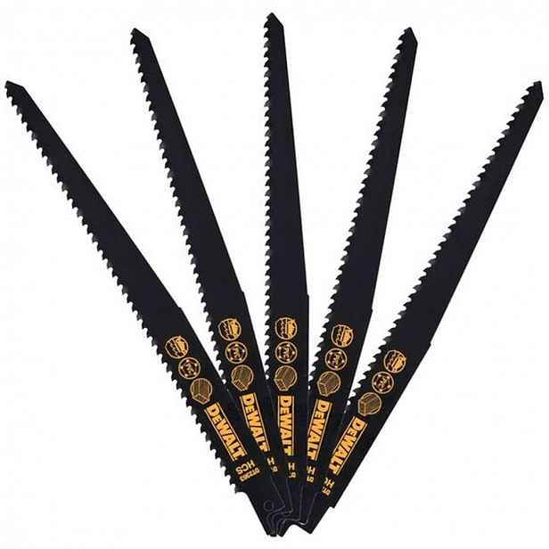 DeWALT - Sada pilových plátků, délka 23 cm, 5 ks DT2363