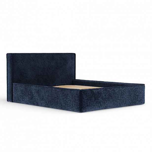 Maison de Reve ČALOUNĚNÁ POSTEL Lounge, 140/200 cm, tmavě modrá