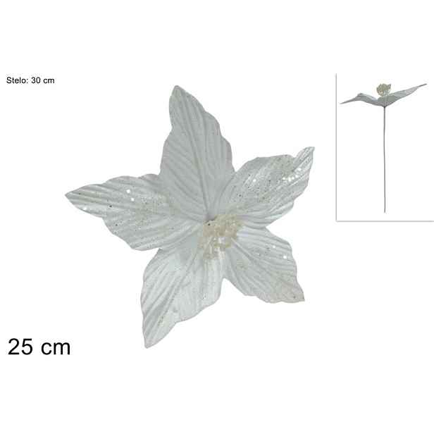 PROHOME - Květ vánoční 25cm zápich