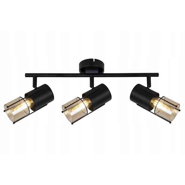 Stropní svítidlo Reality Scottie černá 3xE14 40W IP20 loft industriální