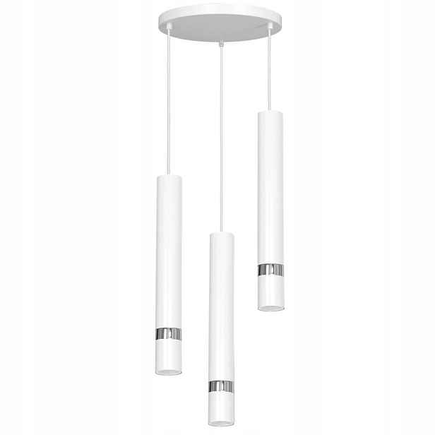 Trojitá závěsná trubková lampa na kruhu Reno 5144 Luminex