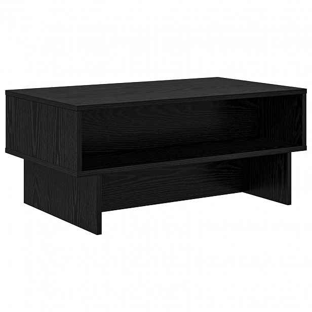 vidaXL Konferenční stolek Černý dub 80 x 46 x 35 cm Kompozitní dřevo