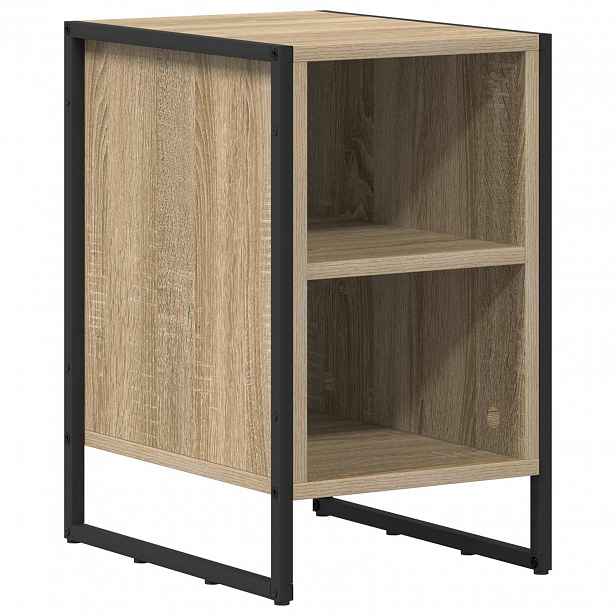 vidaXL Noční stolek Dub sonoma 39,5 x 30 x 50 cm Kompozitní dřevo