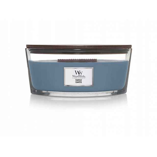 WoodWick vonná svíčka s dřevěným knotem Elipsa Tempest 453,6 g