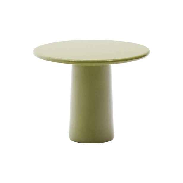 Betonový kulatý zahradní konferenční stolek ø 65 cm Albanella – Kave Home