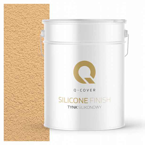 Silikonová Fasádní Omítka Oranžová Světlá 15 Kg Granulace 3.0 mm F764