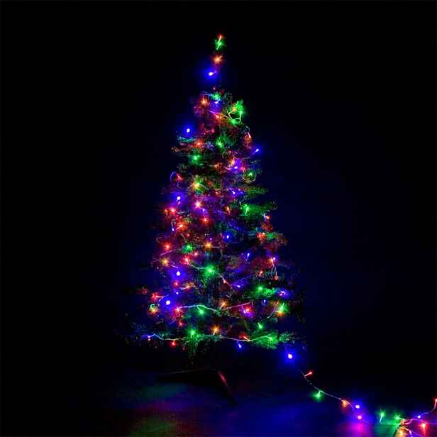 Vánoční Osvětlení Na Stromeček 500 Led Spojovací Multicolor MIX