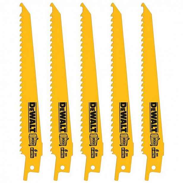 DeWALT - Sada pilových plátků, délka 15 cm, 5 ks DT2359