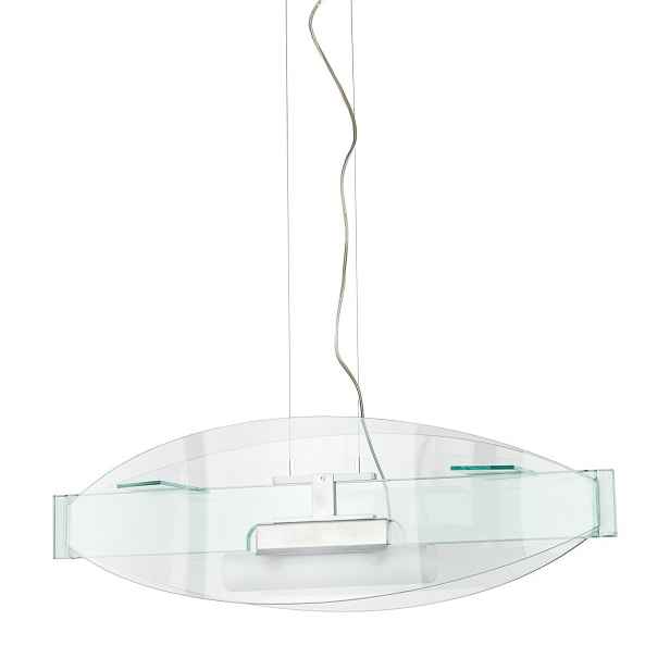 Lustr Závěsná stropní lampa Muari 120 cm Matné kovové stínítko Kancelář Italux