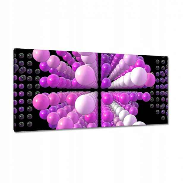 Obrazy 115x55 Fialový Matrix