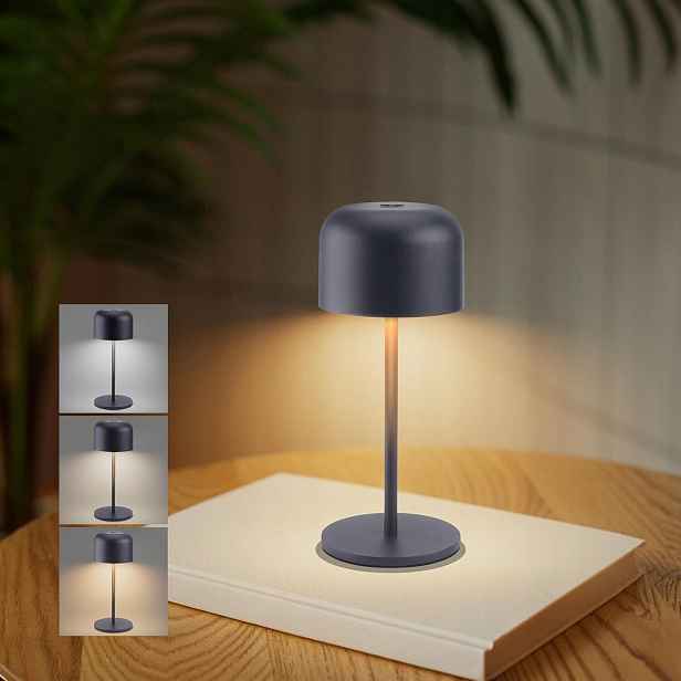 Stolní Led lampa Bezdrátová Akumulátor IP54 Usb C Terasa Klighten