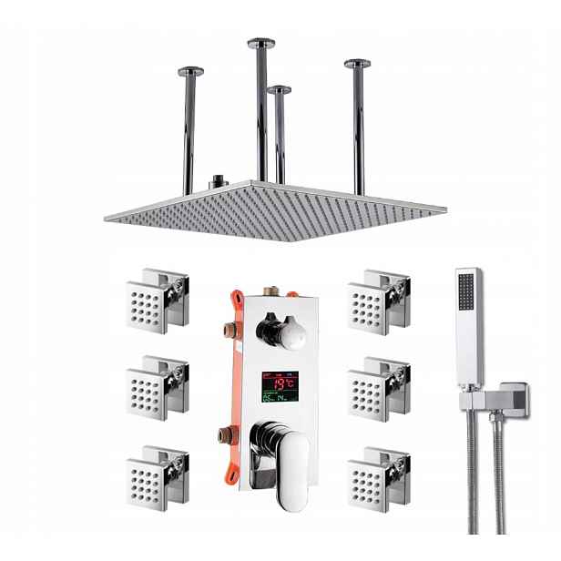 Podomítkový Set Hydromasážní Displej 50 cm