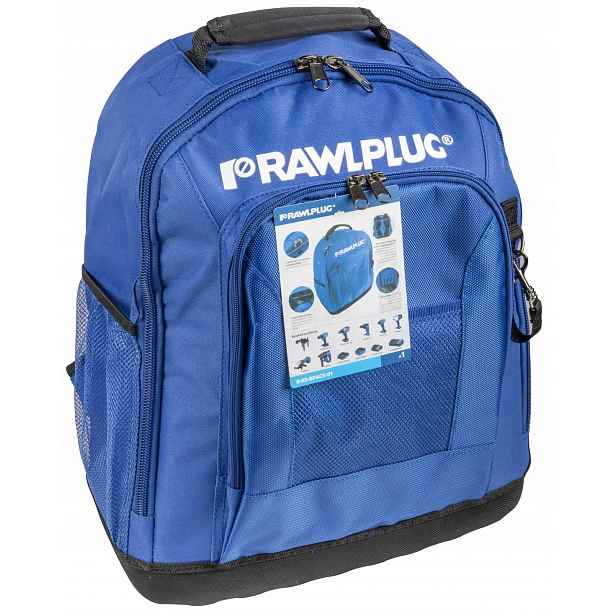 Batoh Na Nářadí 385 x 205 x 465 mm Modrý Prostorný Odolný Rawlplug