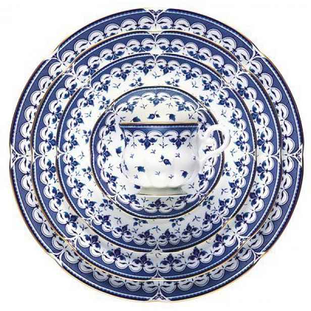 Porcelán Zepter Eden - talíře (6 mělkých, 6 hlubokých, 6 dezertních)
