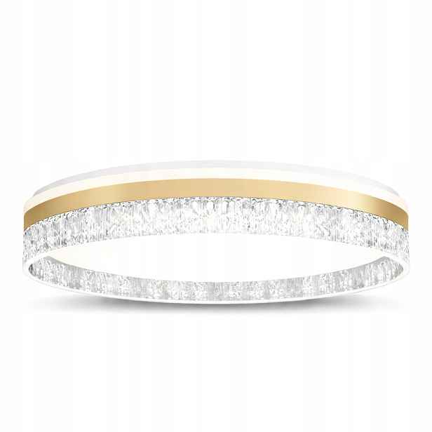 Stropní Svítidlo Led Stropní Svítidlo Panel Nástěnný 40 cm bílý zlatý moderní 36 W