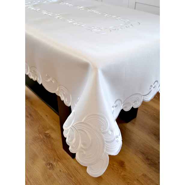 Ubrus Haft 150 x 350 cm barva bílá