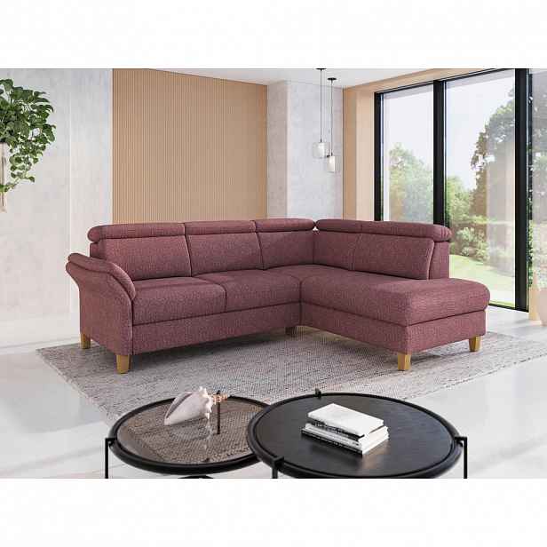 Sit & More ROHOVÁ SEDAČKA, textil, lilková