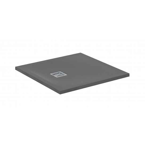 Ideal Standard Ultra Flat S + - Sprchová vanička 80x80 cm, Anti-Slip, šedá T5600FS