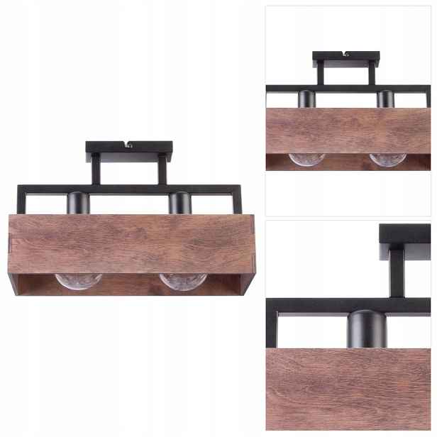 Stropní Svítidlo stropní černý Dakota moderní do koupelny Sigma Lighting