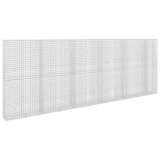 vidaXL Gabion s drátem 3,5 mm a síťkou 5x5 cm 550x30x200 cm