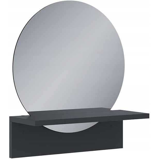 Zrcadlo s poličkou – moderní design 40 cm