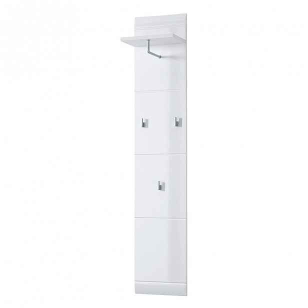 Bílý nástěnný věšákový panel Germania Adana, výška 152 cm
