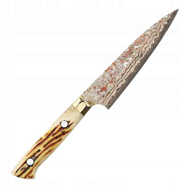 Nůž Takeshi Saji Obb Black 13 cm ocel VG-10 dřevo