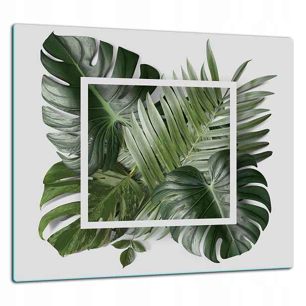 Skleněná Ochranná Deska Panel Lepidlo 65x60 Listy