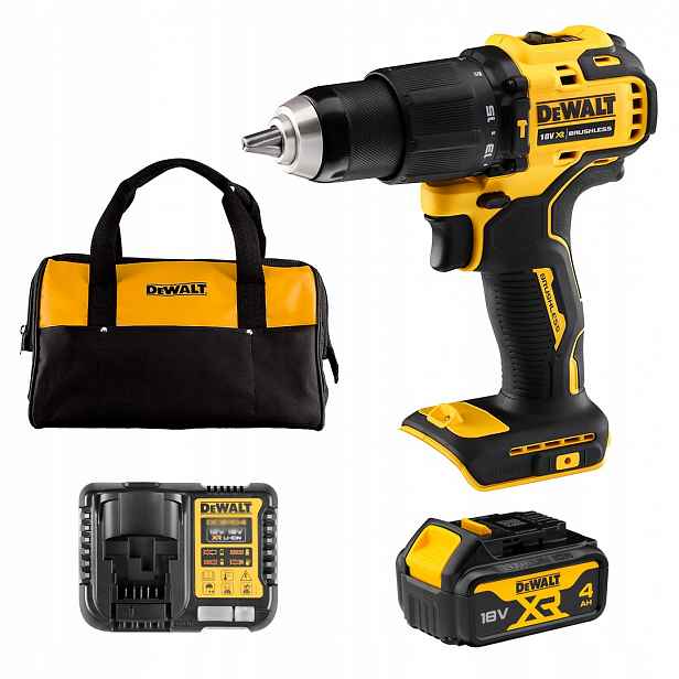 Aku Šroubovák DeWALT DCD709M1 Xr 18V Bl 1x4Ah 65Nm 2 rychlostní taška