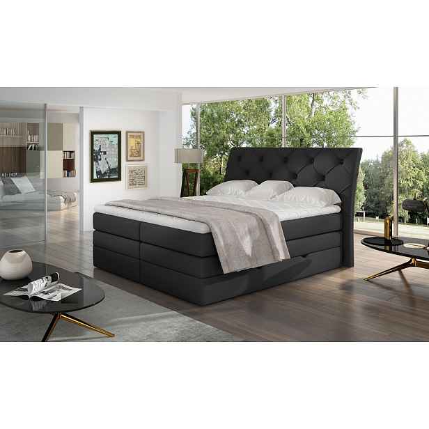 Boxspring Mirabel Rozměr: 180 x 200 cm, látka: Soft 11
