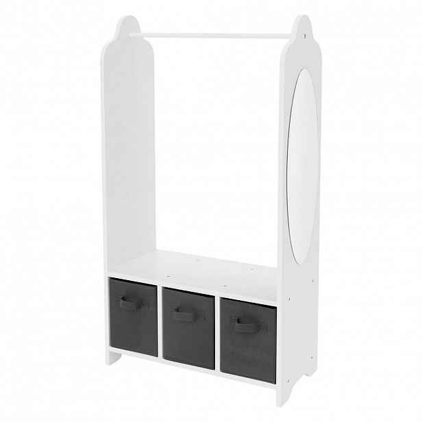 Joyz VĚŠÁK na oblečení s vesmírným motivem 63 x 30 x 115 cm, bílý