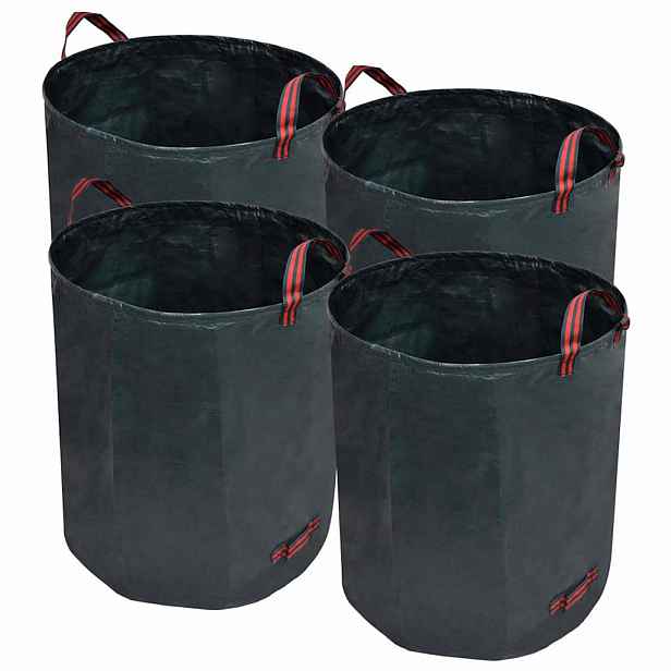 vidaXL Zahradní odpadní pytel Zelený 4 ks 272 L 150 g / m²