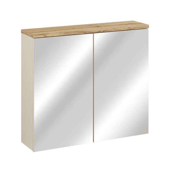 ArtCom Zrcadlová skříňka BALI Cashmere 84-80-2D 841 | 80 cm