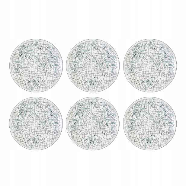 Jídelní porcelánový talíř kulatý s plochým mořským odstínem Wilmax 25 cm