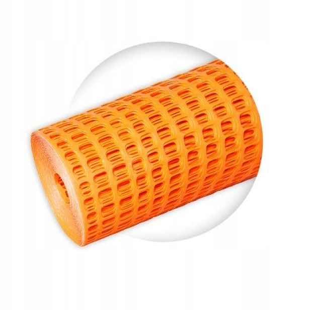 Pvc Výstražná Sněhová síť Pomerančová 1,2X50 m