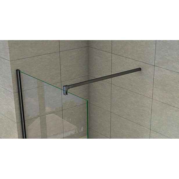 Stacato WALKY LINE BLACK SVISLÝ STĚNOVÝ PROFIL A STABILIZAČNÍ VZPĚRA 900MM